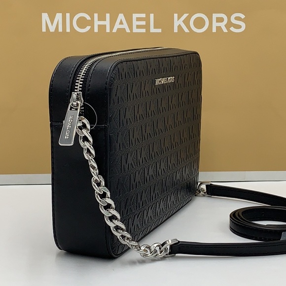 MICHAEL KORS LARGE EAST WEST CROSSBODY BLACK - Picture 5 of 16